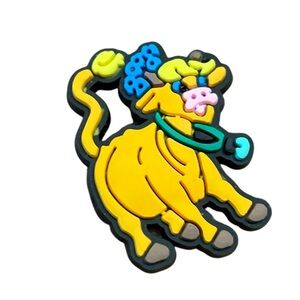 Cow Croc Charm